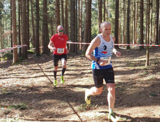 Hubert unterwegs zu Masters-LM im Crosslauf