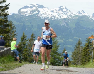 Kurt beim Bergmarathon in Lichtenstein