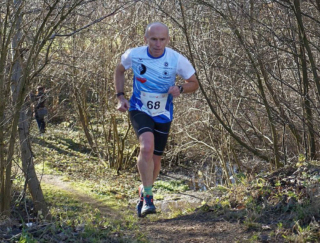 Hubert beim 1. Lauf 2023 in Neuhofen