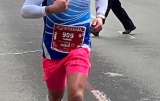 Florian beim Malaga-Marathon