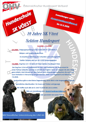 30 Jahre SK Vöest Sektion Hundesport